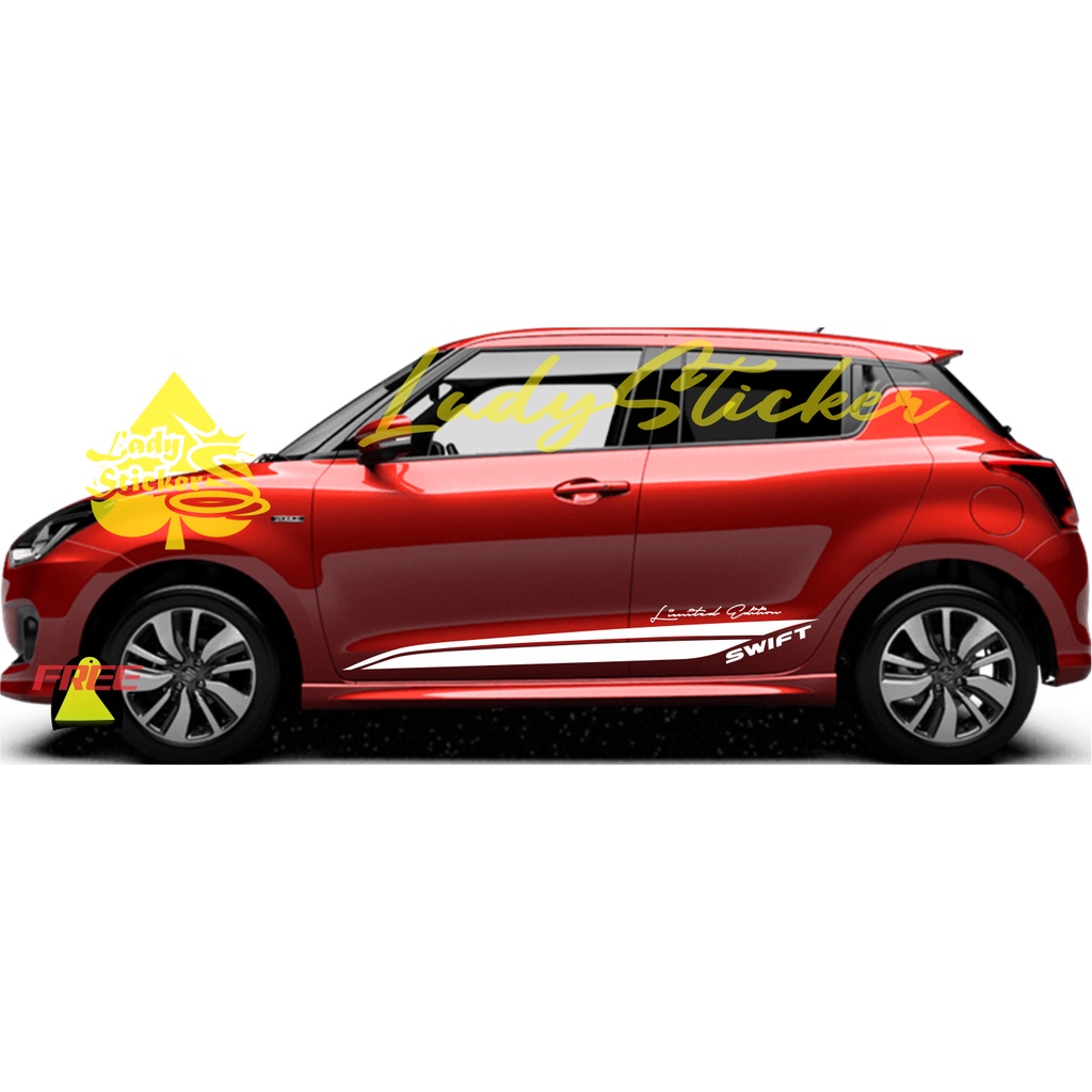 sticker stiker mobil swift striping sticker mobil suzuki swift