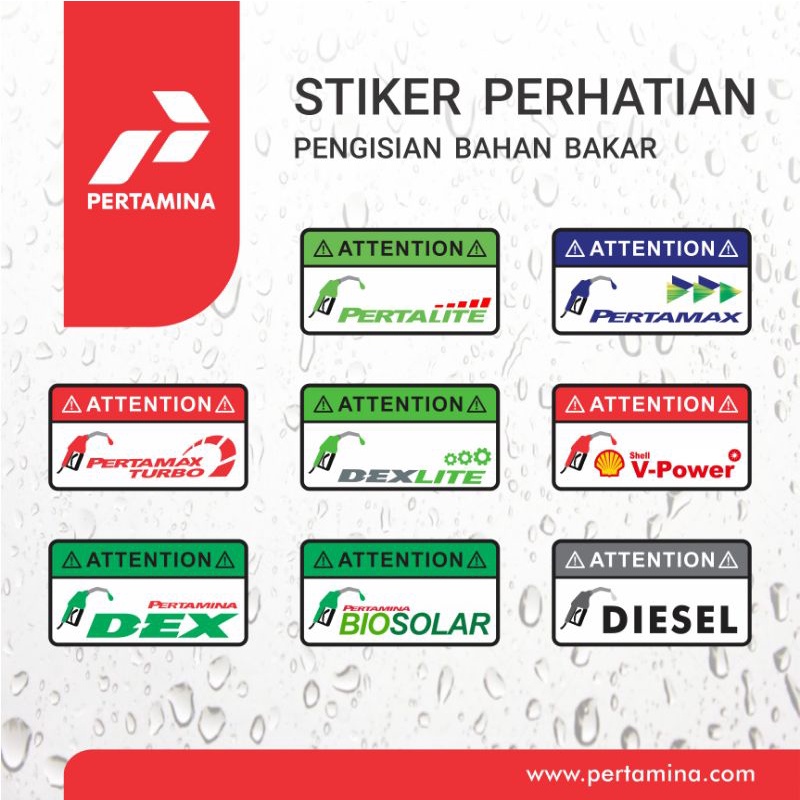 Jual Stiker Sticker Jdm Perhatian Pengisian Tanki Bahan Bakar ...