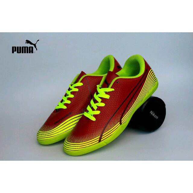 Futsal puma evo speed fresh red sol green