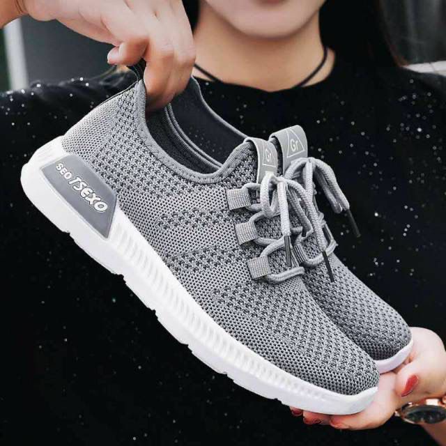 [GROSIR][COD] SEVEN_DAY SEPATU RAJUT WANITA OLAHRAGA IMPORT SNEAKERS CASUAL SHOES FZ-0109