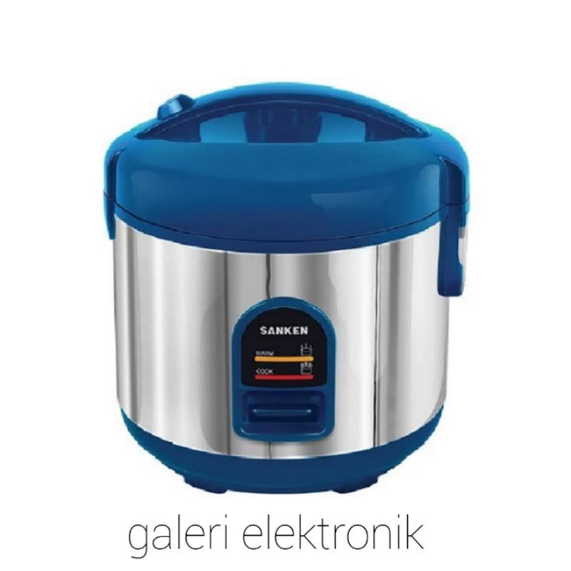 Rice cooker Sanken 1liter panci stainless 6in1,anti gores