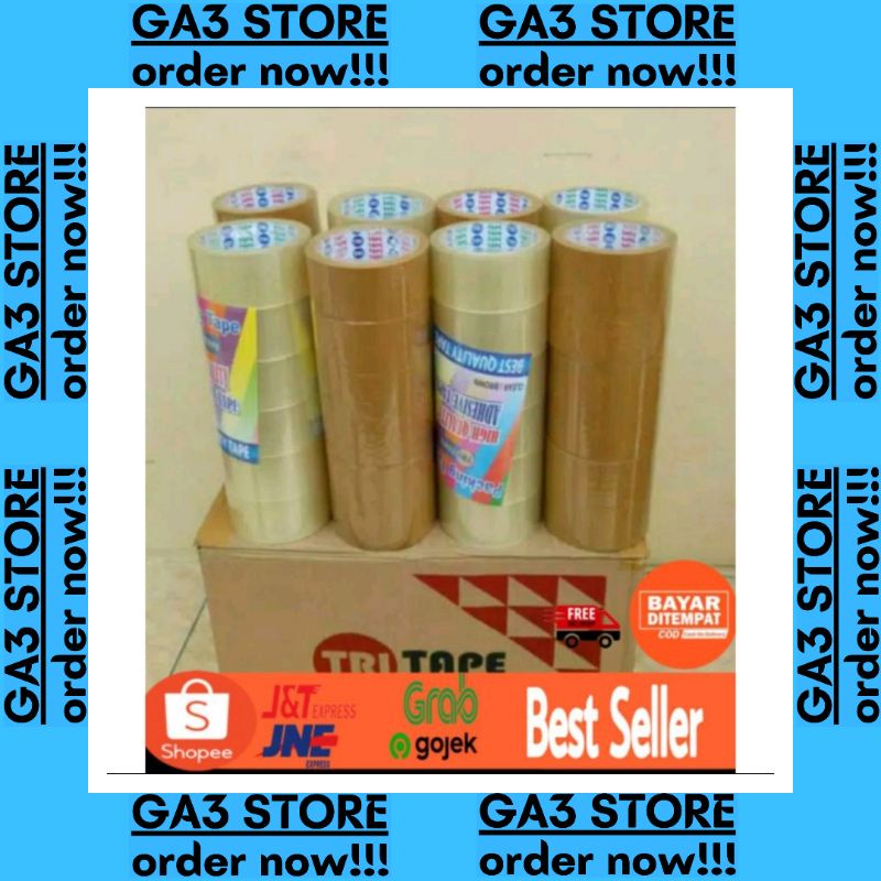 

LAKBAN / OPP TAPE BENING &COKLAT 45MM 55Y 45MIC