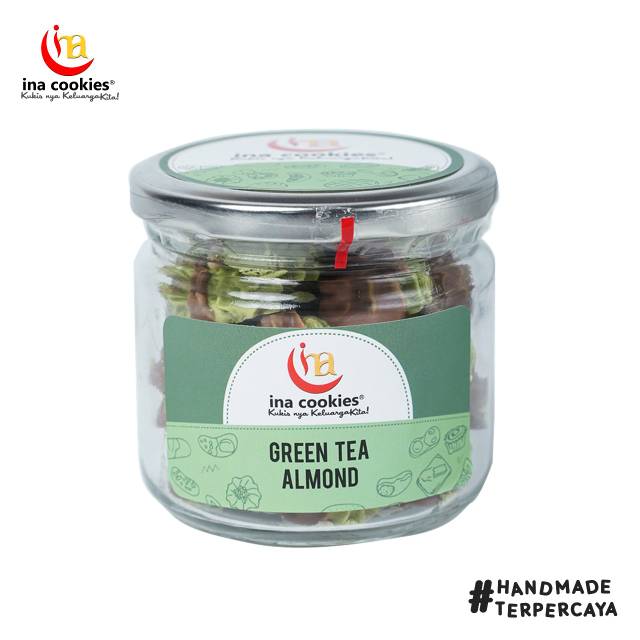 

Greentea Almond Jar - Ina cookies sidoarjo