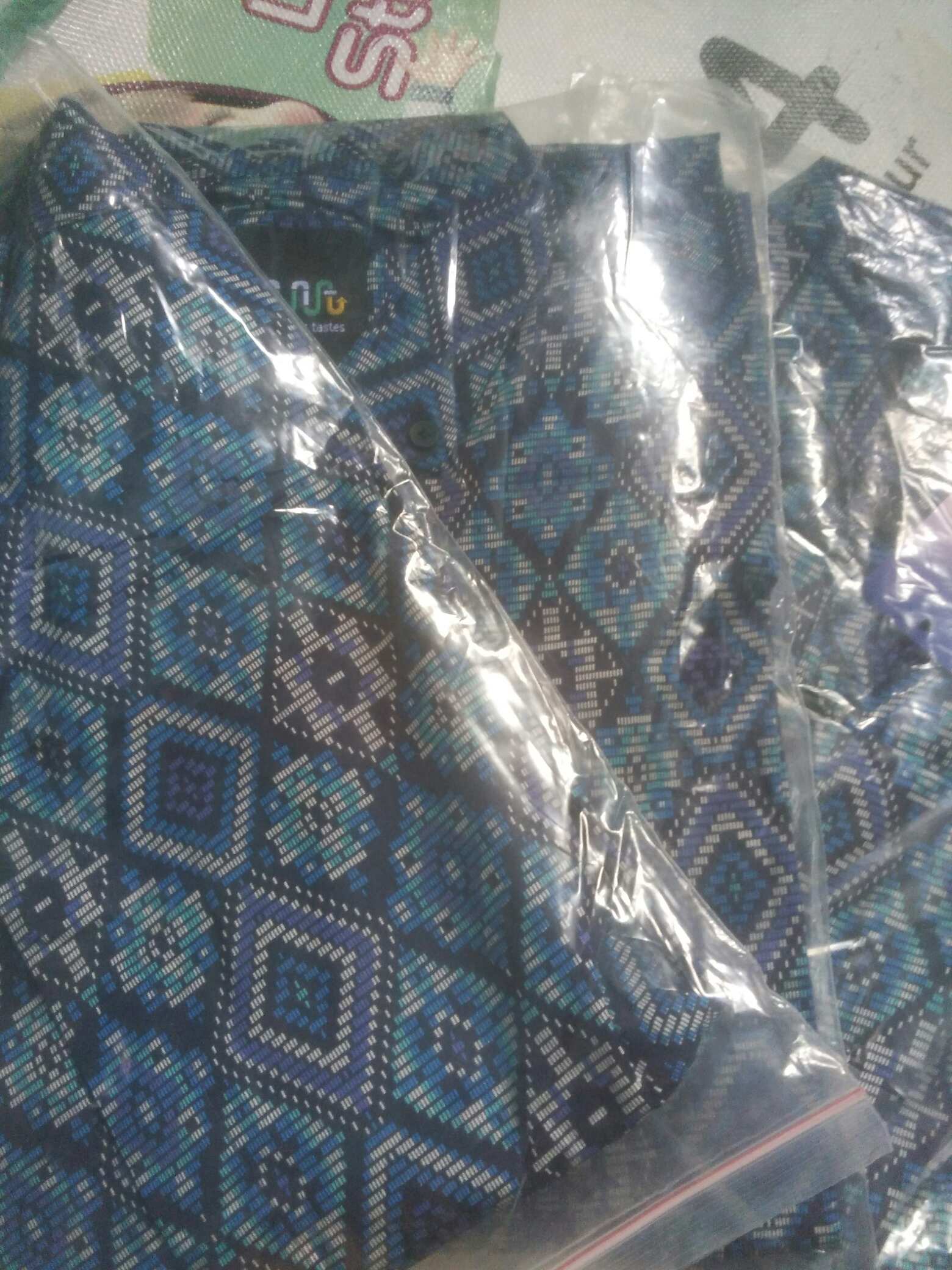 Kemeja Batik Pria Lengan Panjang Exclusive Kemeja Batik Cowok Kerja Kantoran Batik Stretch 1006