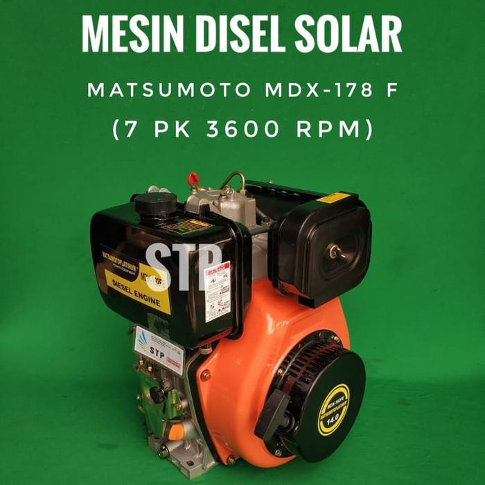 MESIN DISEL SOLAR MATSUMOTO MDX 178 F last stok