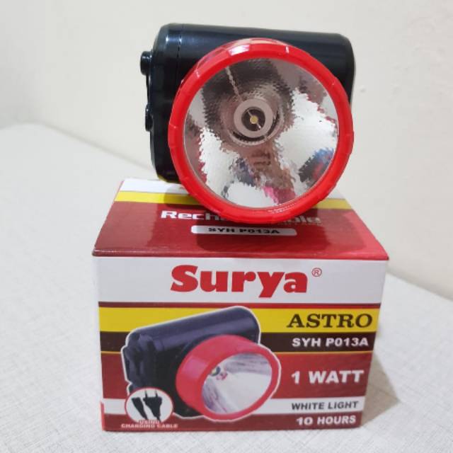 Surya astro senter kepala LED 1Watt SYH PO13A