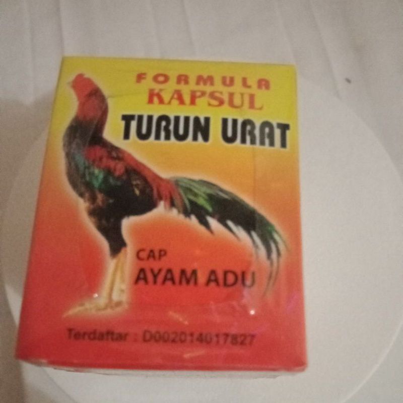 obat tedon formula kapsul turun urat cap ayam adi