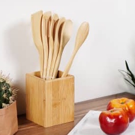 INFORMA Appetite Nara UTENSIL SET WITH HOLDER Set 6 Pcs Alat Masak