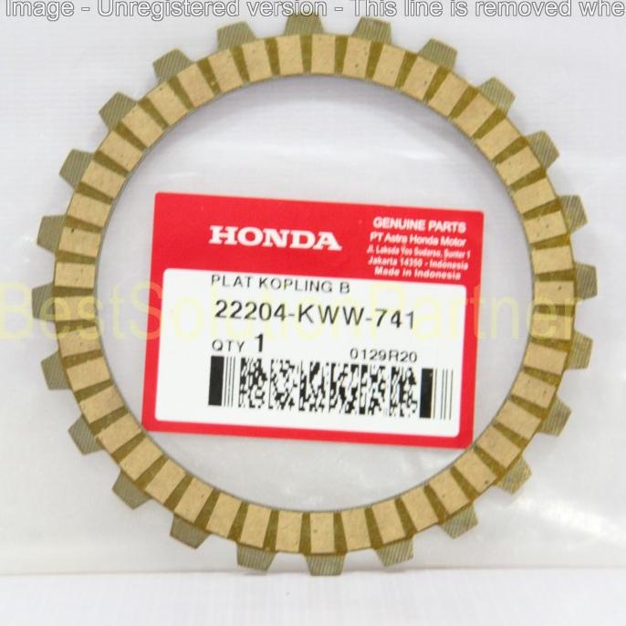 Premium PLAT KAMPAS KOPLING HONDA BLADE ABSOLUTE REVO 22204-KWW-741 Kualitas Oke
