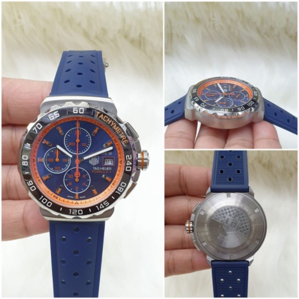 Jam Tangan Tag Heuer Formula 1 Calibre 16 Blue Rubber Super Premium