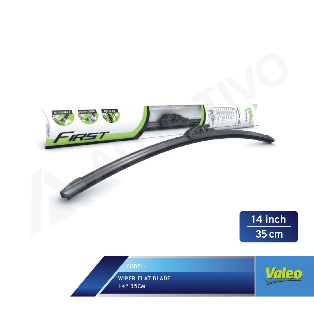Wiper Mobil Valeo Ukuran 14 Inci Flat Blade VALEO