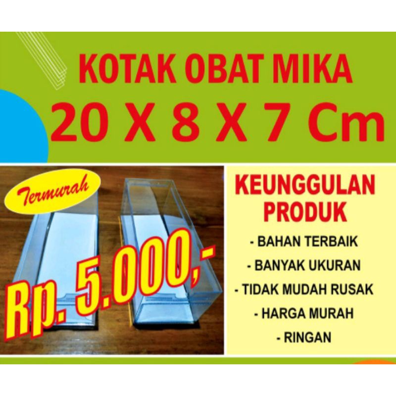 KOTA OBAT MIKA APOTIK RUMAH SAKIT KOTAK OBAT MURAH KOTAK OBAT 8CM