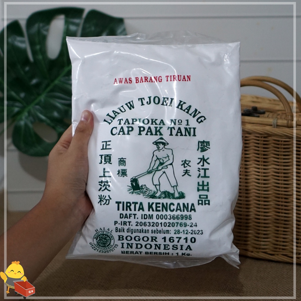 

Kanji Pak Tani no 1/Sagu Tani/Tapioka Pak Tani 1kg