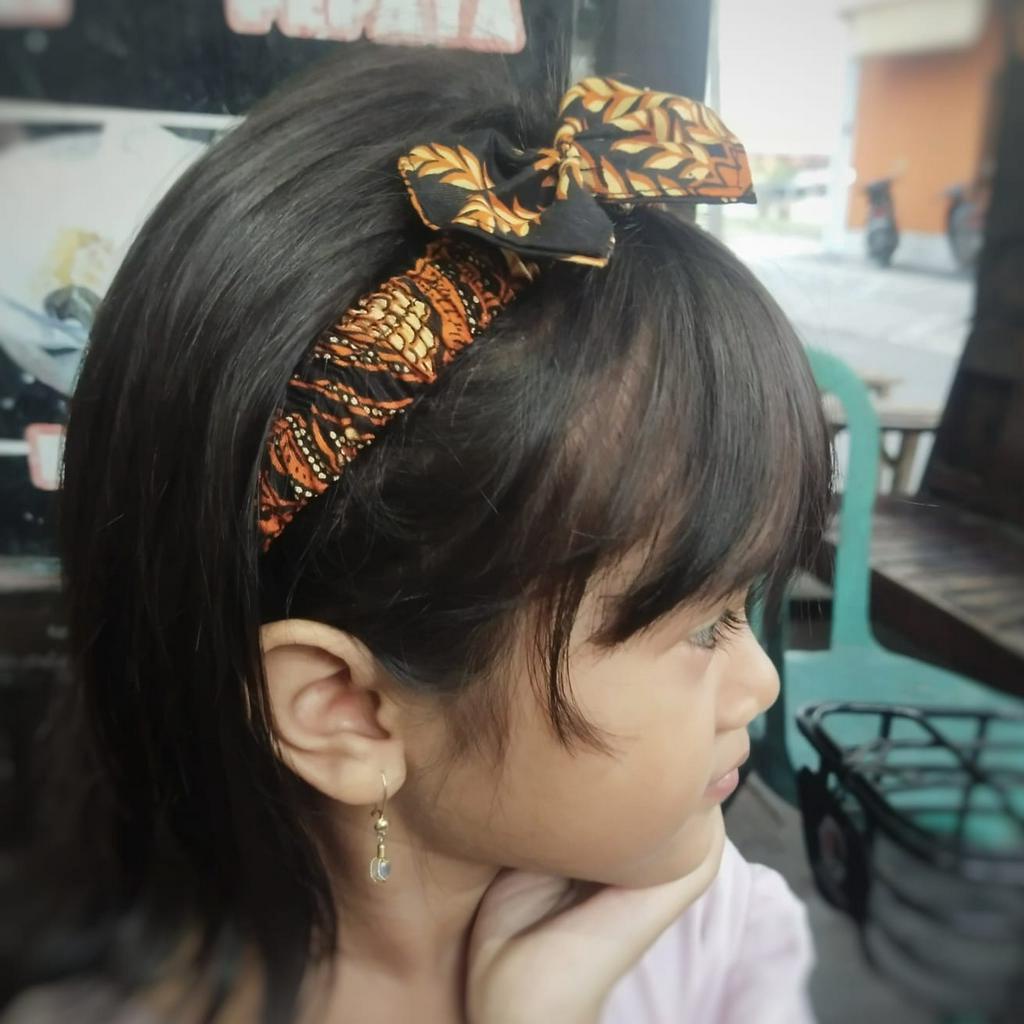 bandana  bando anak batik