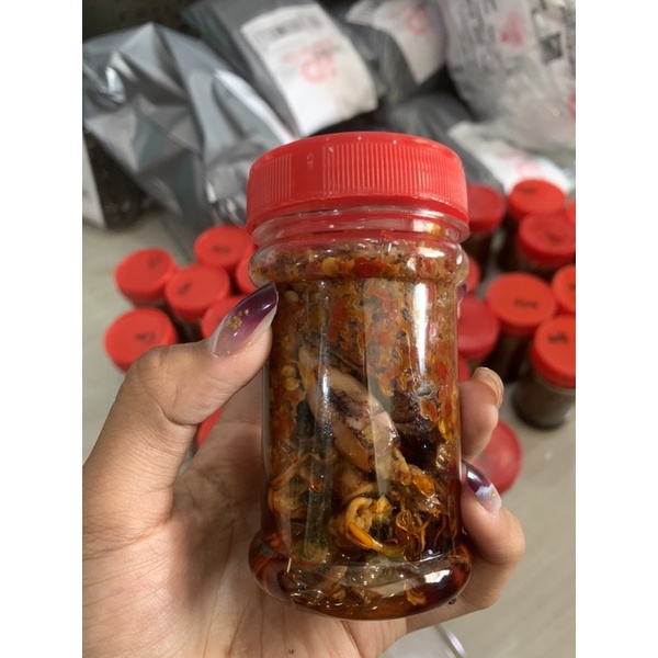 sambal cumi, sambal teri, sambat belut ,sambal ikan asin, sambal rumahan bawang matang super mantab