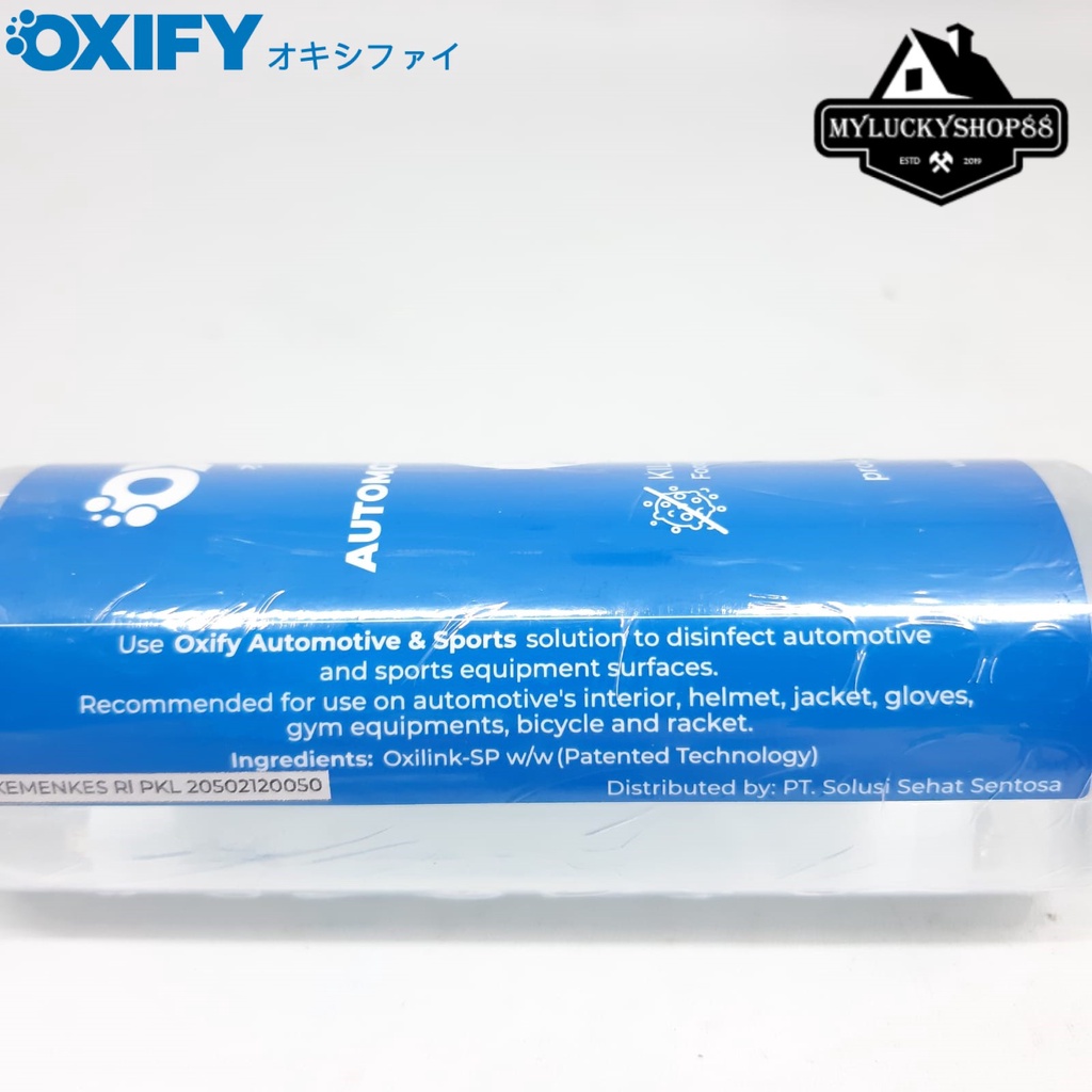 OXIFY Automotive Sports Sanitizer Disinfectant Japan 250ml Water Based