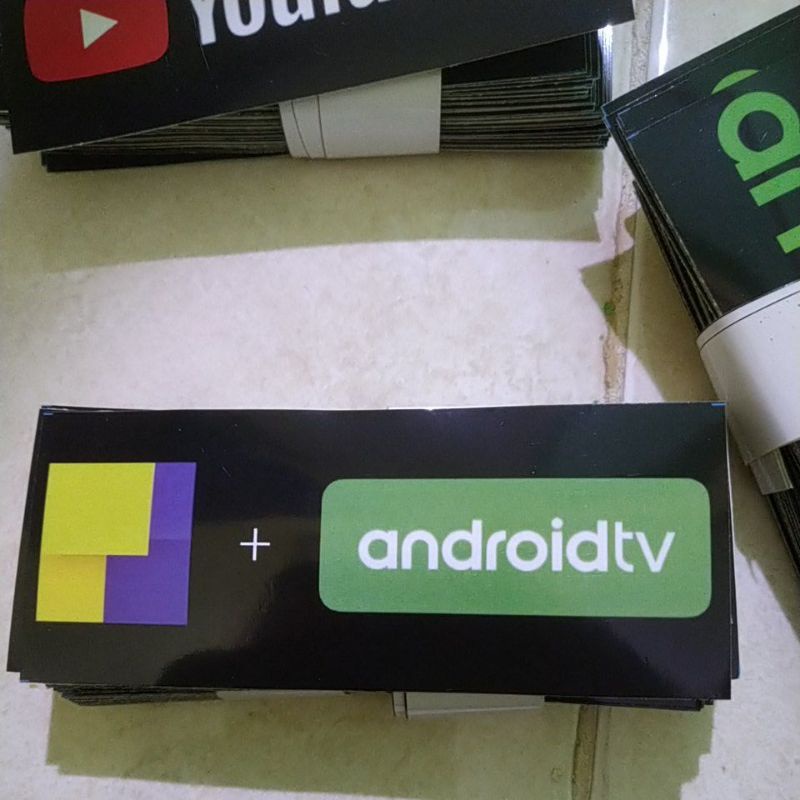 stiker ANDROID TV
