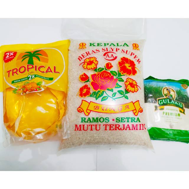 

Paket sembako (Gratis royco )