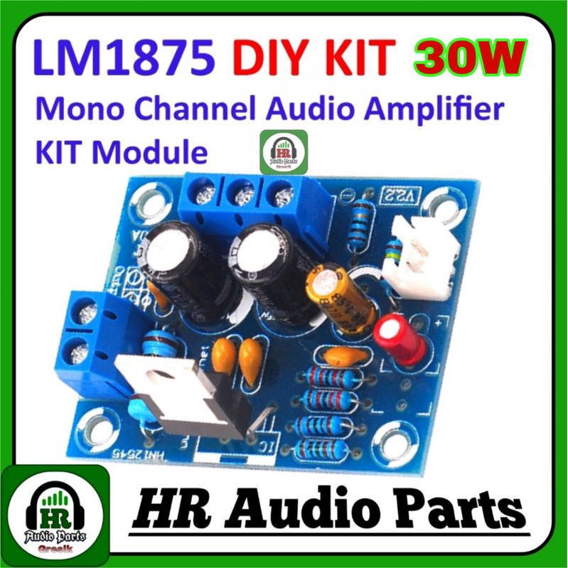 LM1875T mono 30W amplifier board speaker power amplifier PCB DIY kit LM1875 .