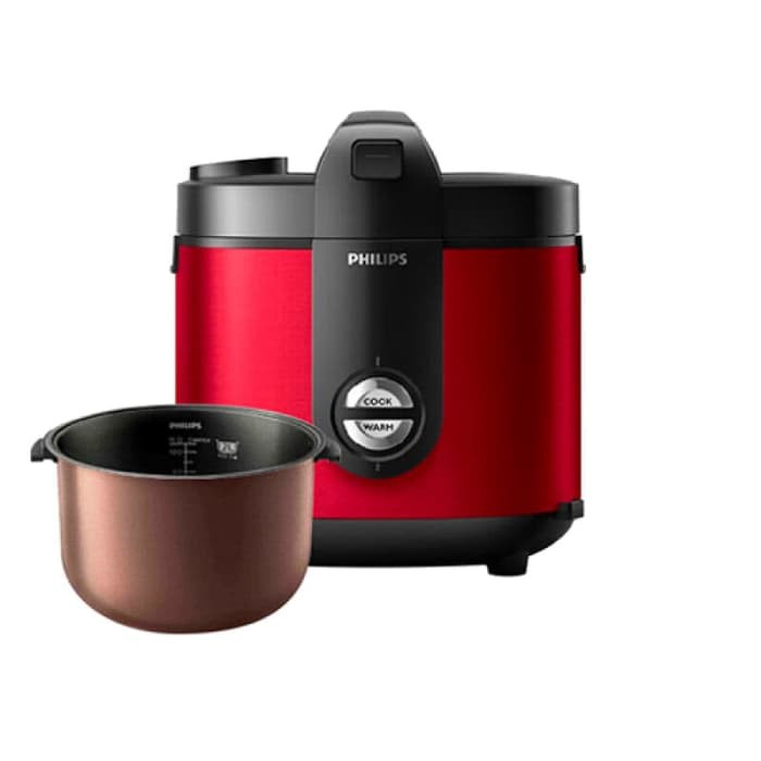 PHILIPS Rice Cooker - HD3132/32 Premium Plus Red