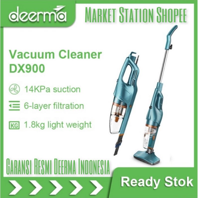 Deerma DX900 Penyedot Debu  2-in-1  Handheld Vacuum Cleaner Garansi Resmi