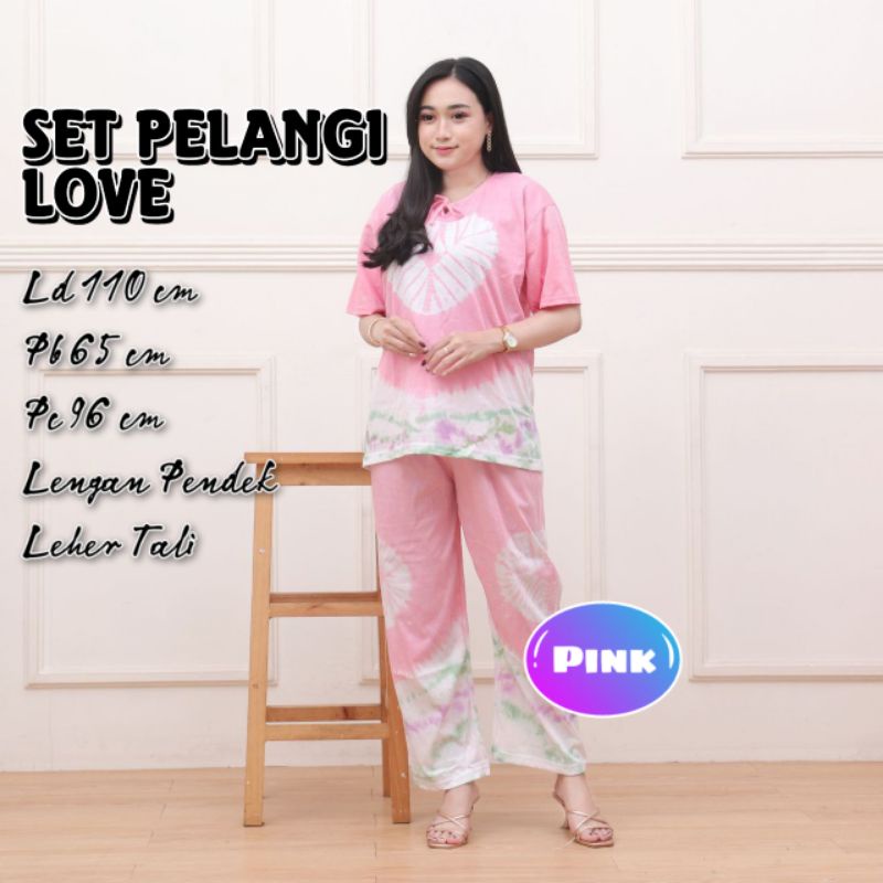 Piyama Wanita Dewasa Matt Kaos Cotton Non Busui One set wanita Kekinian