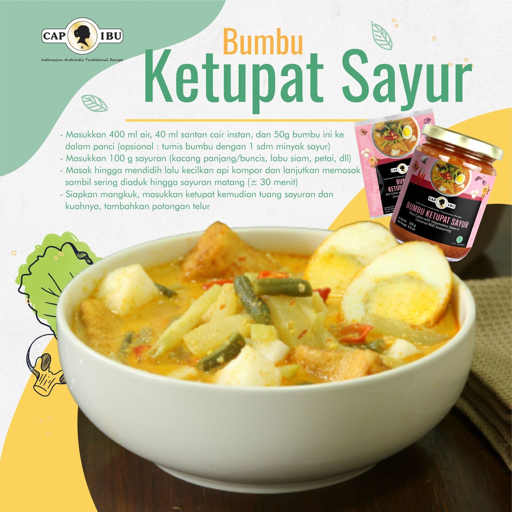 CAP IBU Bumbu Ketupat Sayur