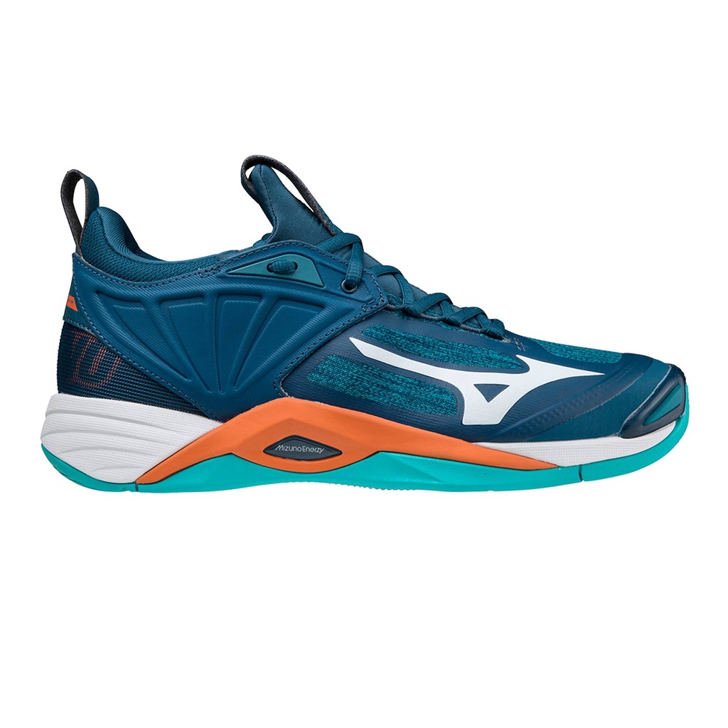 Sepatu Voli - Mizuno - Wave Momentum 2 Legion Blue White Firecracker V1GA211284