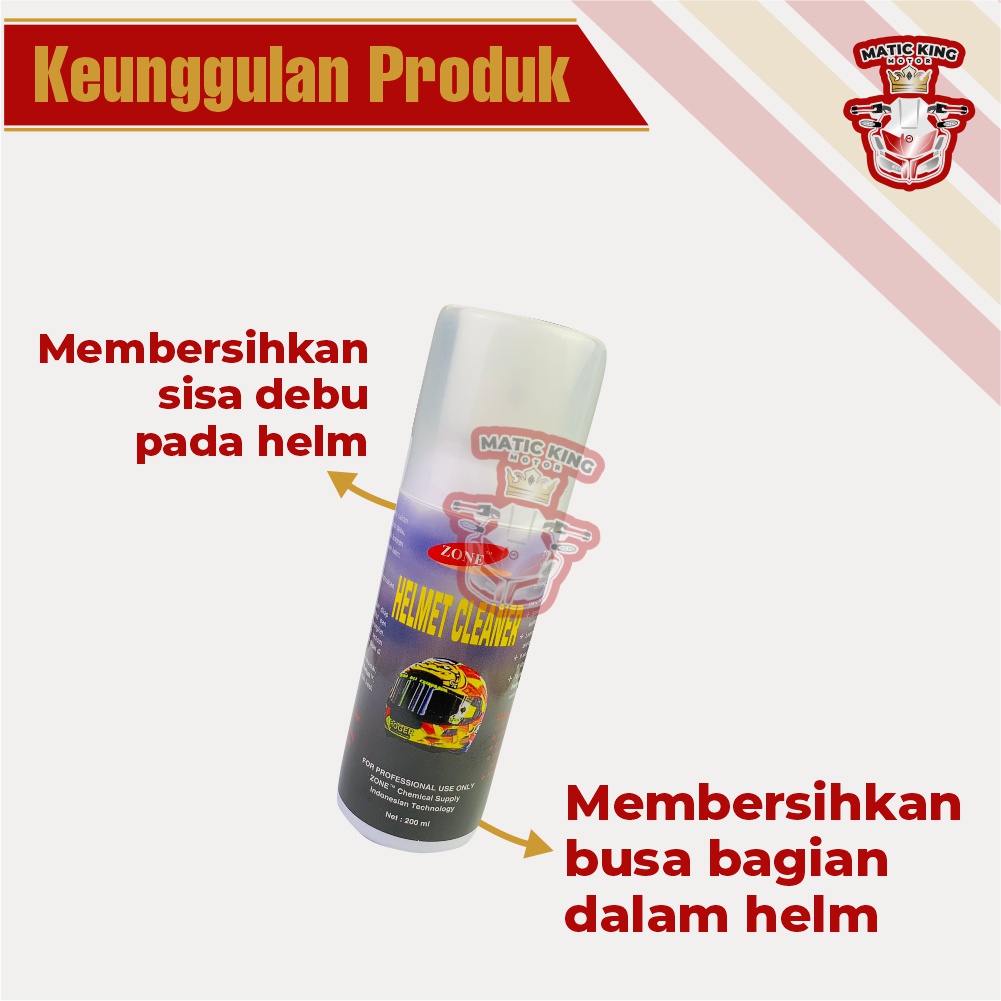 Pembersih Helm helmet Cleaner Zone 200 ml