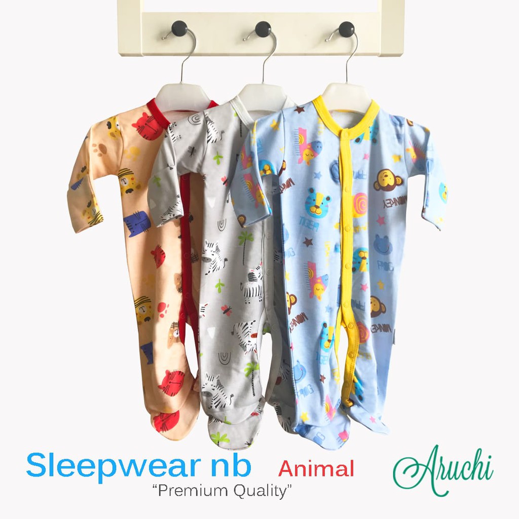 PROMO 7.7 SLEEPSUIT ARUCHI / SLEEPWEAR ARUCHI ( ISI 3 PCS ) SNI