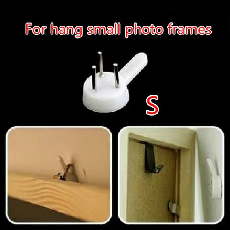 Strong Hook Nail / Wall Hanging Photo Painting Frames Heavy Objects / Invisible Nail Seamless Storage Hook / Home Organizer