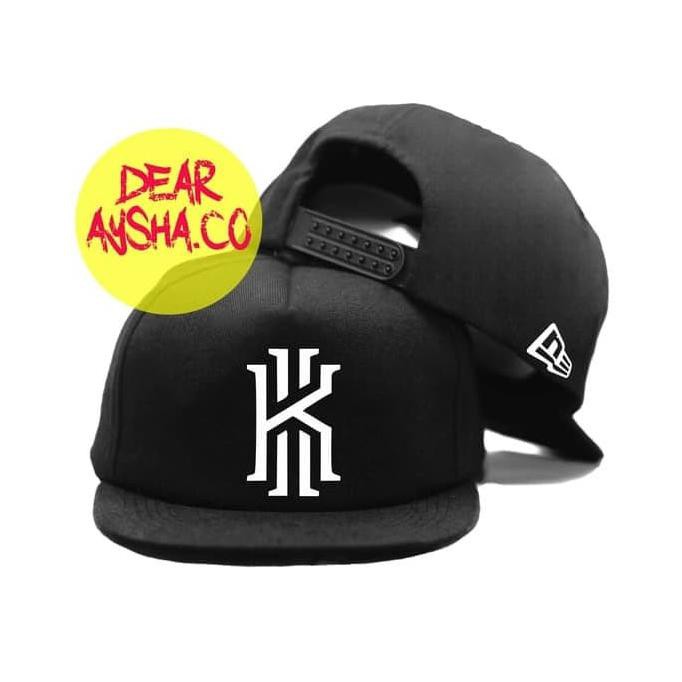 Topi SNAPBACK HAT CAP KYRiE iRViNG + NEW ERA NBA BASKET polos custom Pria Wanita Unisex MFS Design