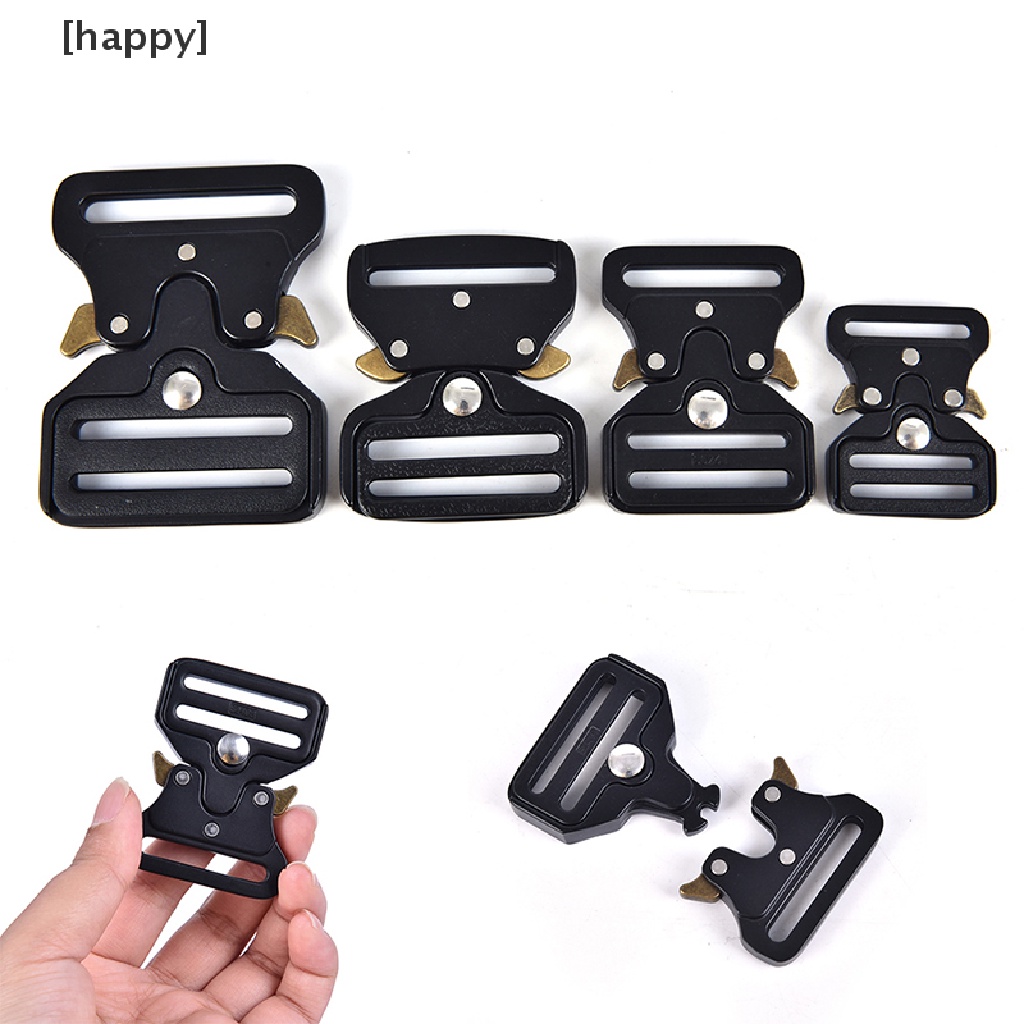 HA Quick Side Release Metal Strap Buckles For Webbing Bags Luggage Accessories ID