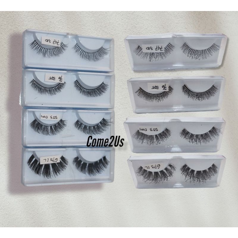 Bulu Mata Palsu 3D Lentik Alami