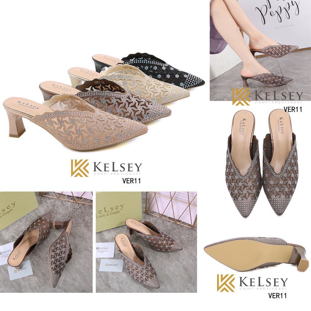 (Gratis Sandal Random) Kelsey Sandal  Heels Wanita VER11