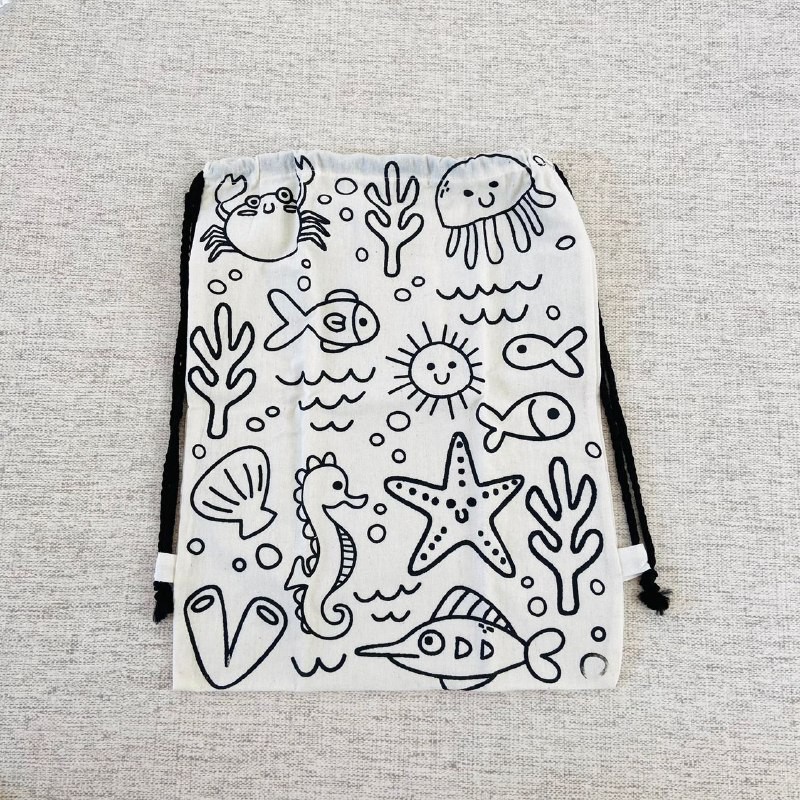 

Painting Kit String Bag Ocean - Paket Lengkap Melukis (Cat Kuas Pallet Tas Pouch)