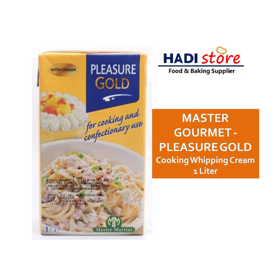 

MASTER GOURMET PLEASURE GOLD COOKING WHIPPING CREAM - 1 LITER