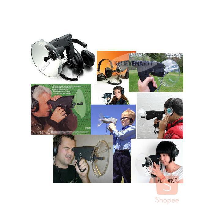 TEROPONG TPO2G137 ALAT SPY TEMBAK DENGAR SUARA JARAK JAUH + PARABOLA + REKAM +