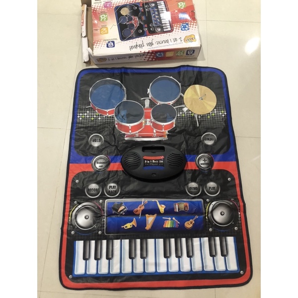 Jual music jam playmat toys kingdom original baru with box dan
