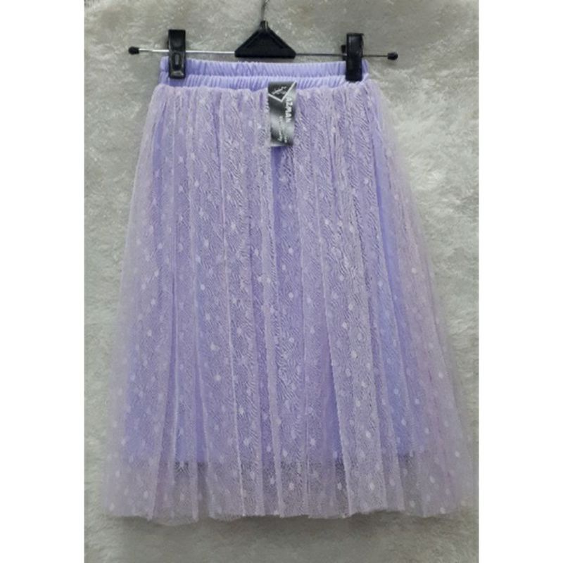 rok tutu anak polkadot