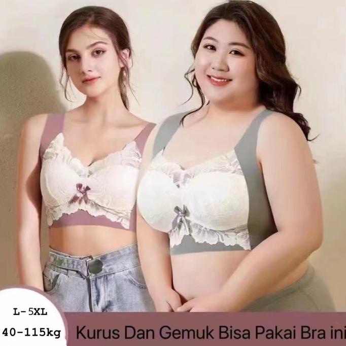 BIG SIZE sport bra model seamless bahan Latex Renda produk terbaru 202