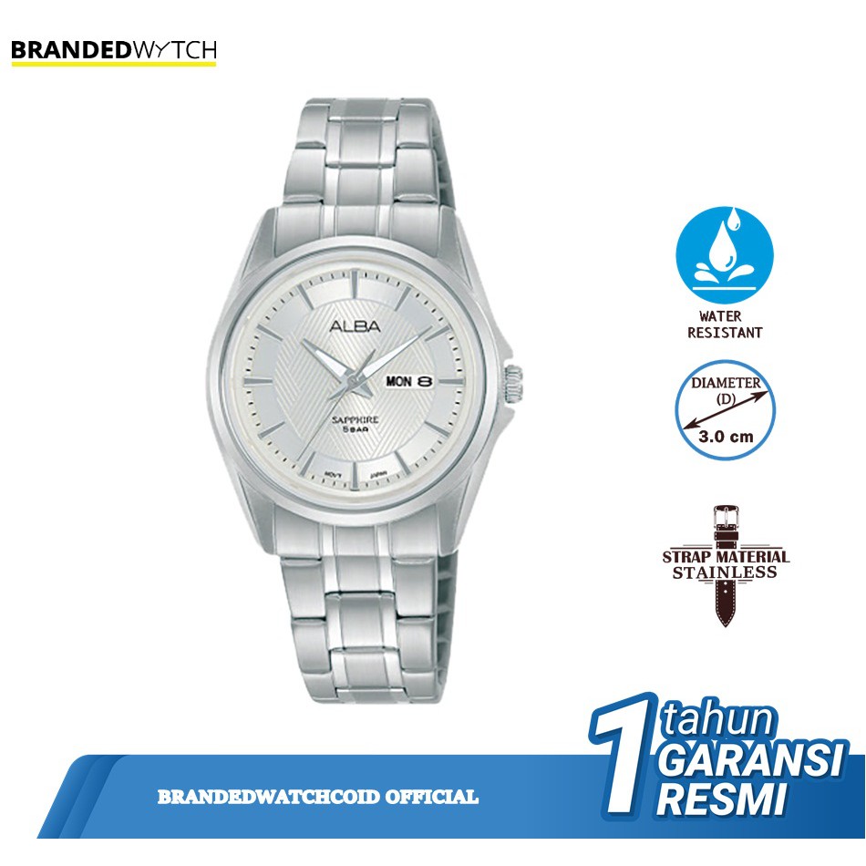 Jam Tangan Alba Wanita AN8027X1 Original AN8027 Diameter 3,0 cm
