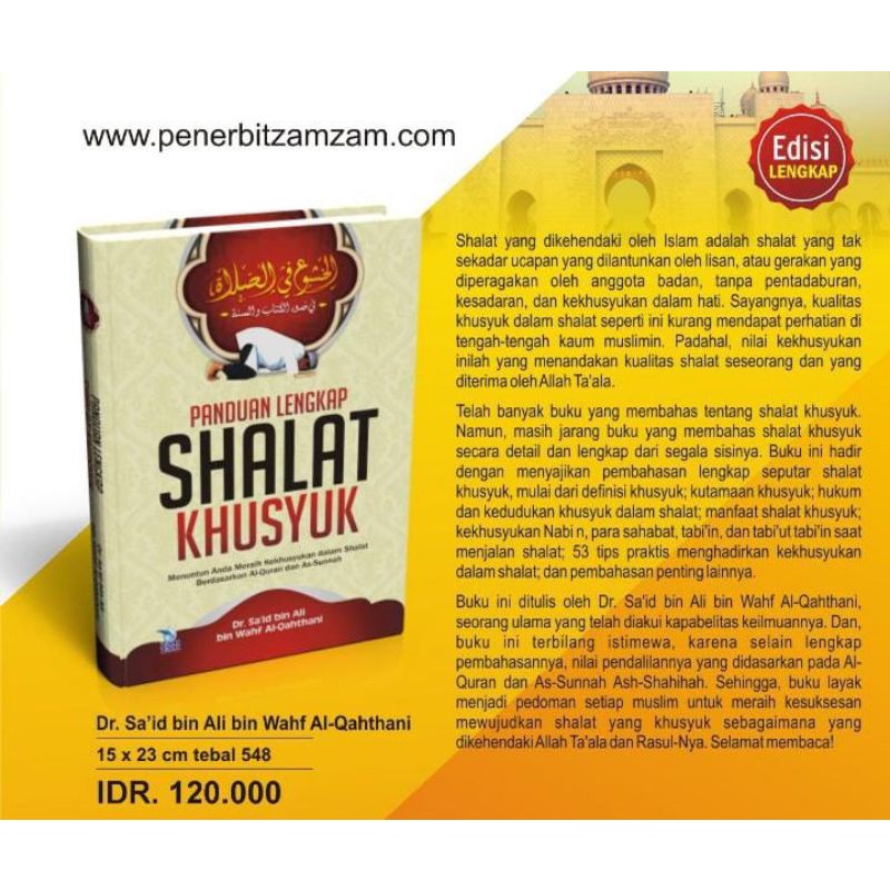 

PANDUAN LENGKAP SHALAT KHUSYUK