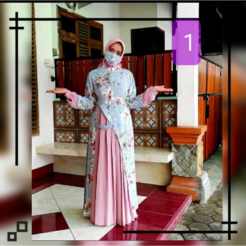 Gamis cantik Terbaru Mayora Dress 741 by Nabe Official