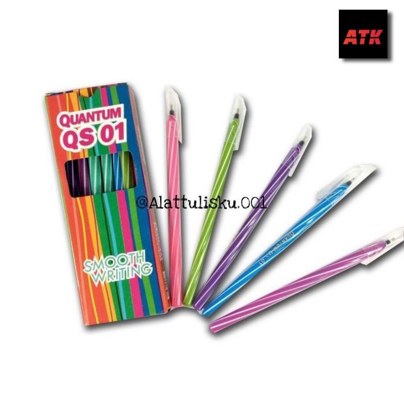 

Pulpen Hitam Quantum QS-1 (1pak isi 12)