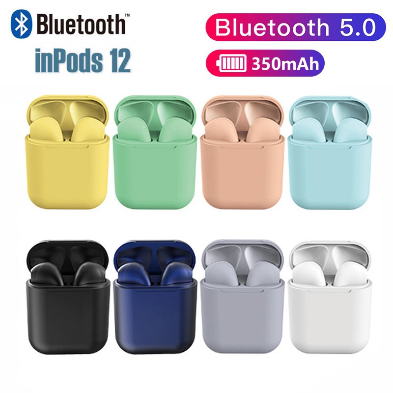 Earphone I12 TWS Wireless I12 Macaron Earphone Bluetooth 5.0