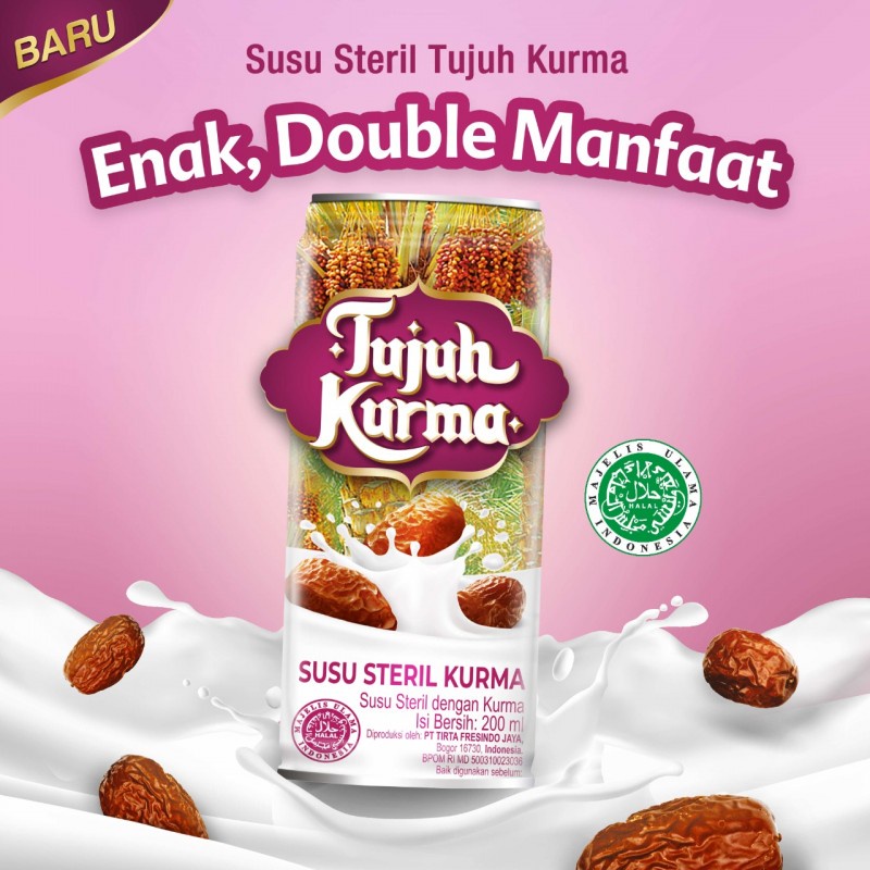 

Steril Susu Tujuh Kurma Kaleng [200 mL]