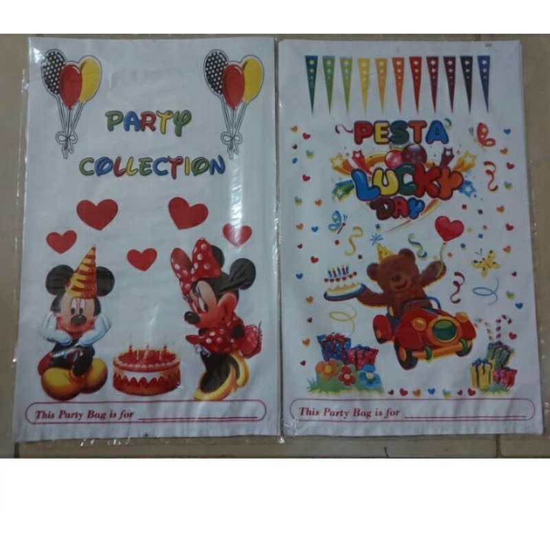 

Plastik snack / plastik ulang tahun / plastik snack putih