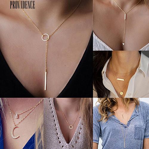 [Bayar Di Tempat]Multilayer Choker Pendant Kalung Boho Perhiasan