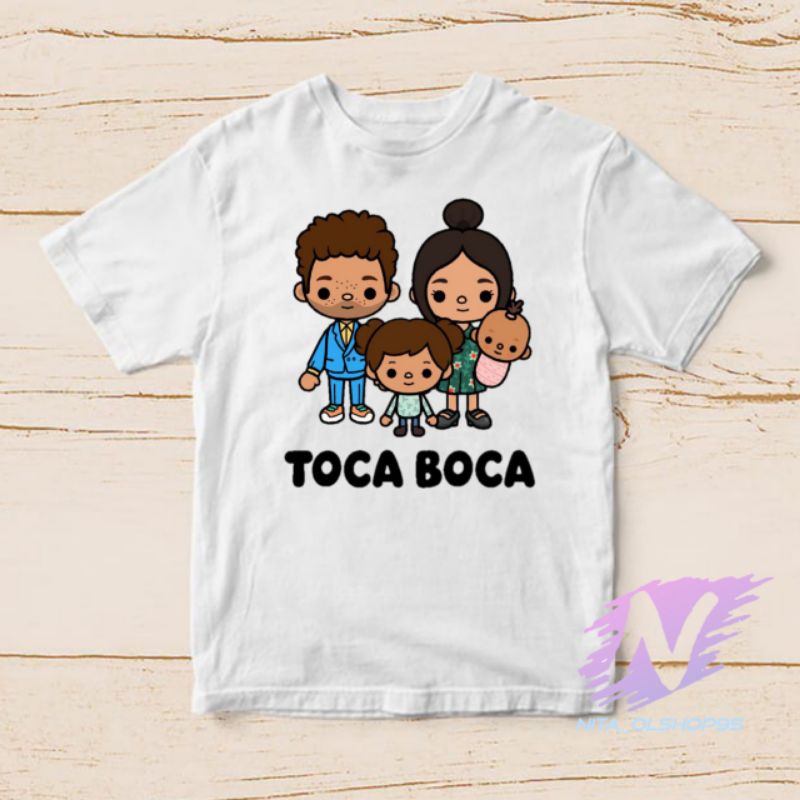 kaos toca boca world baju kaos anak toca world life anak